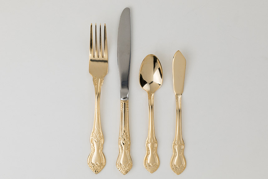 Royal Gold Flatware Rentals Well Dressed Tables