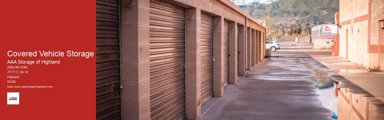 Covered Vehicle Storage