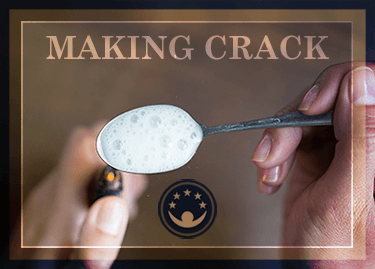 steps to cooking cocaine into crack