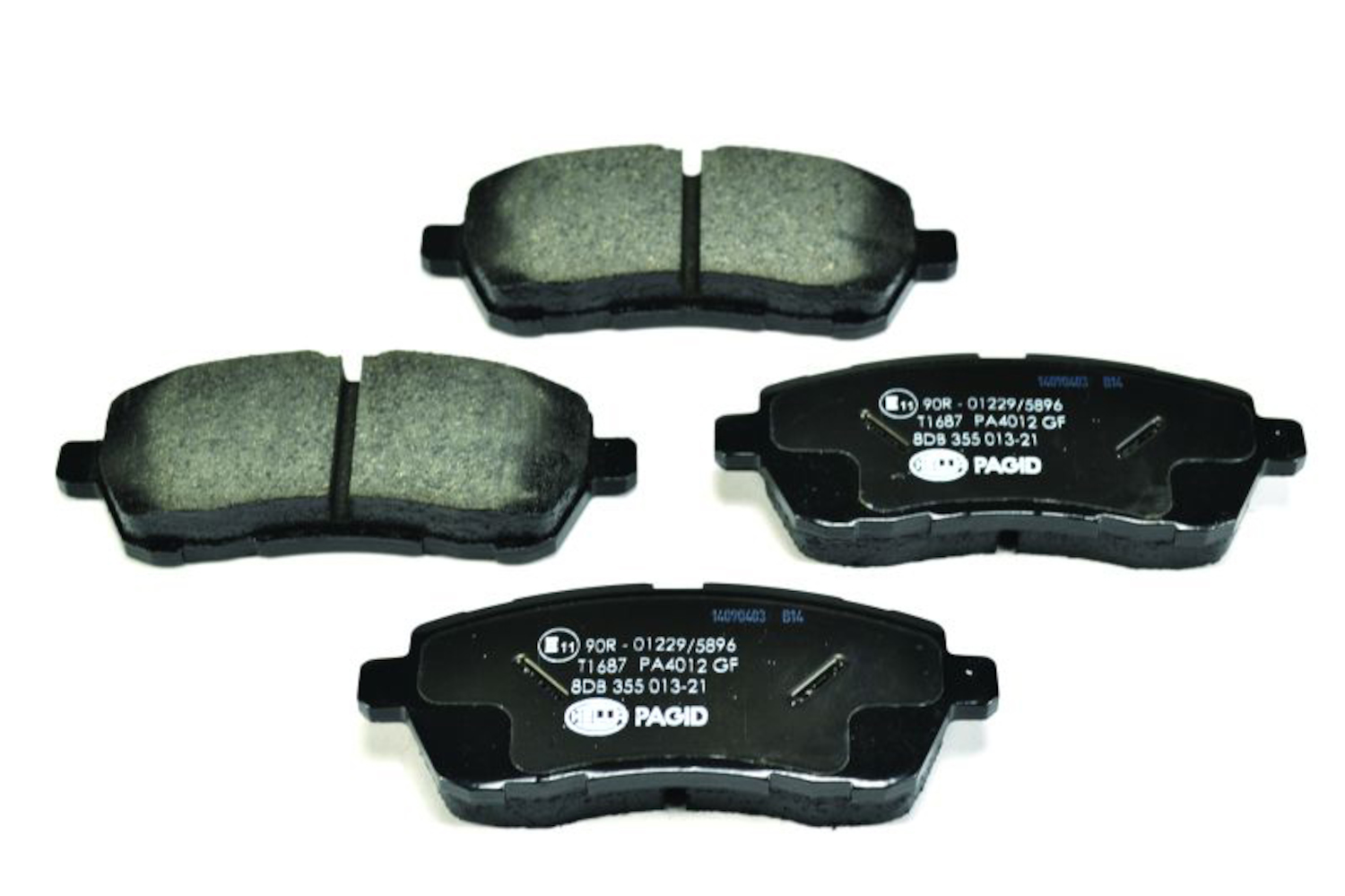 Disc Brake Pad Set HELLA Brakes 355013211
