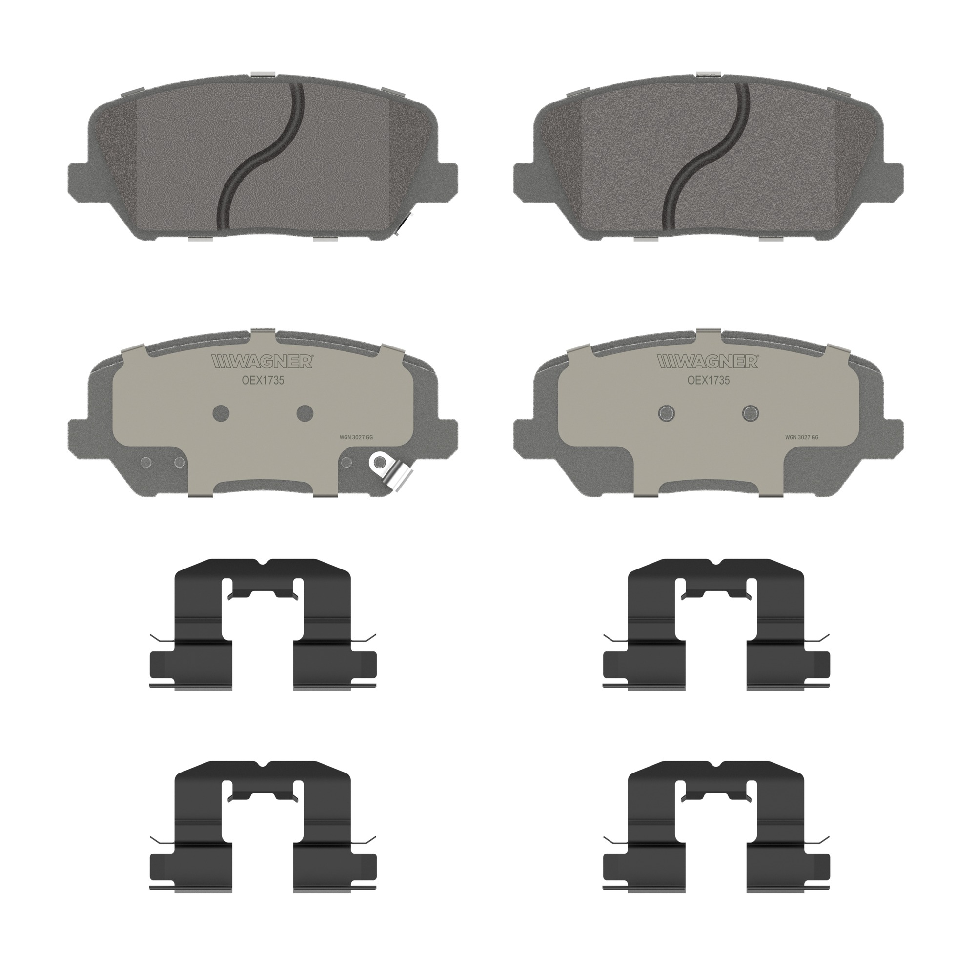 Disc Brake Pad Set Wagner Brake OEX1735