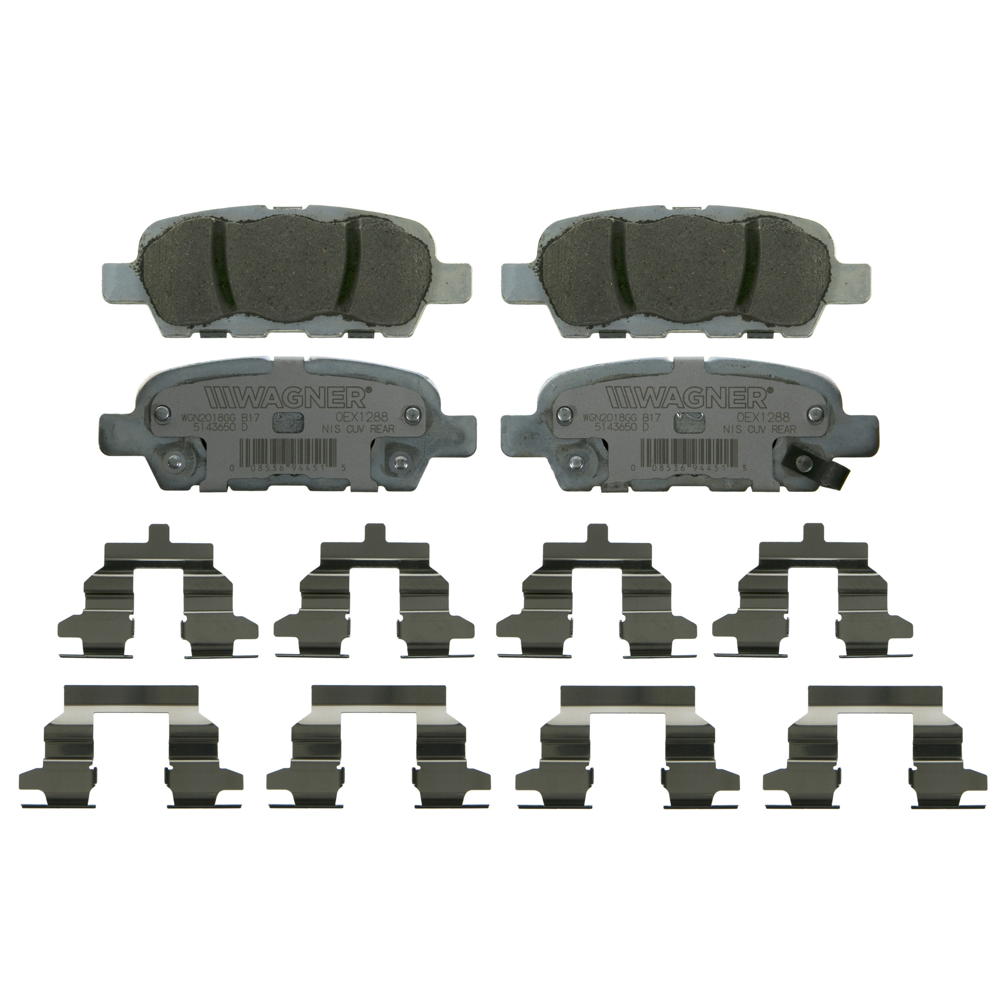 Disc Brake Pad Set Wagner Brake OEX1288