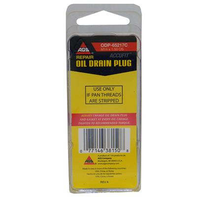 Engine Oil Drain Plug AGS ODP-65217C