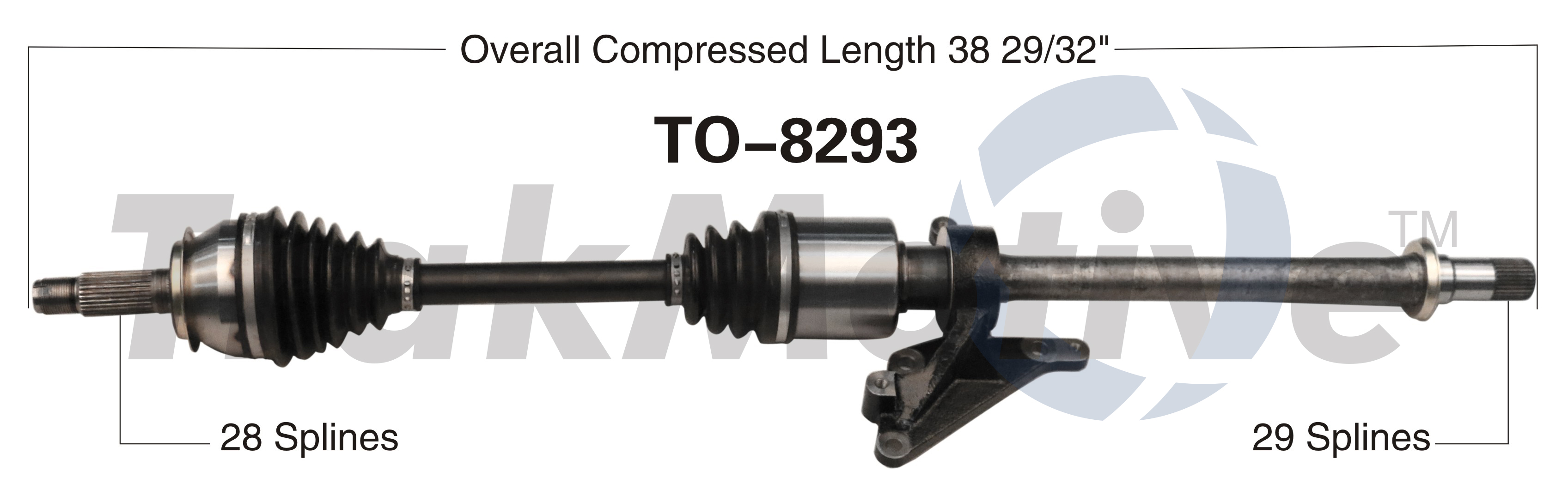CV Axle Shaft TrakMotive TO-8293