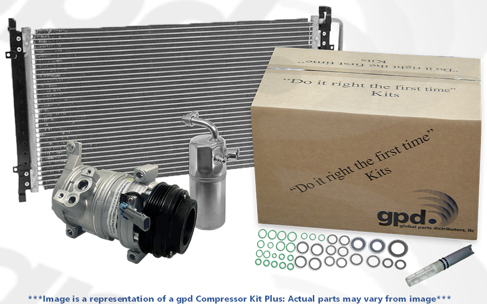 A/C Compressor and Condenser Kit Global Parts Distributors LLC 9712920B
