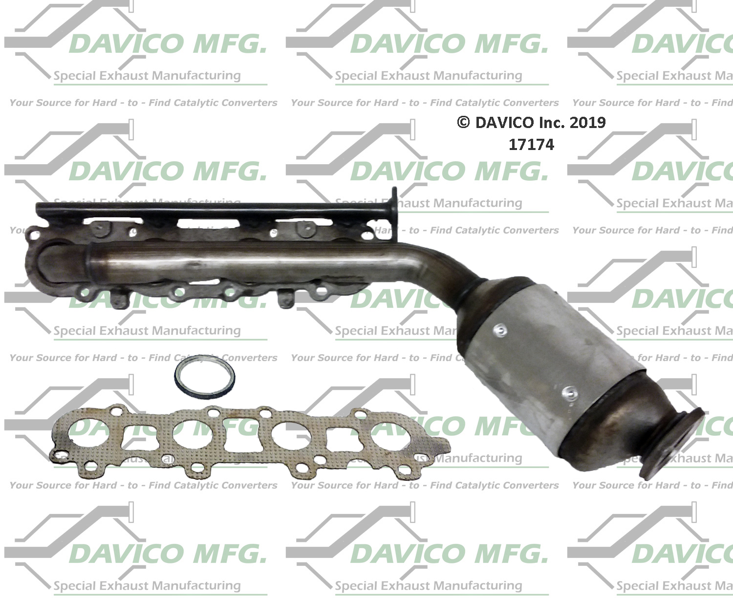 Catalytic Converter Davico Mfg 17174