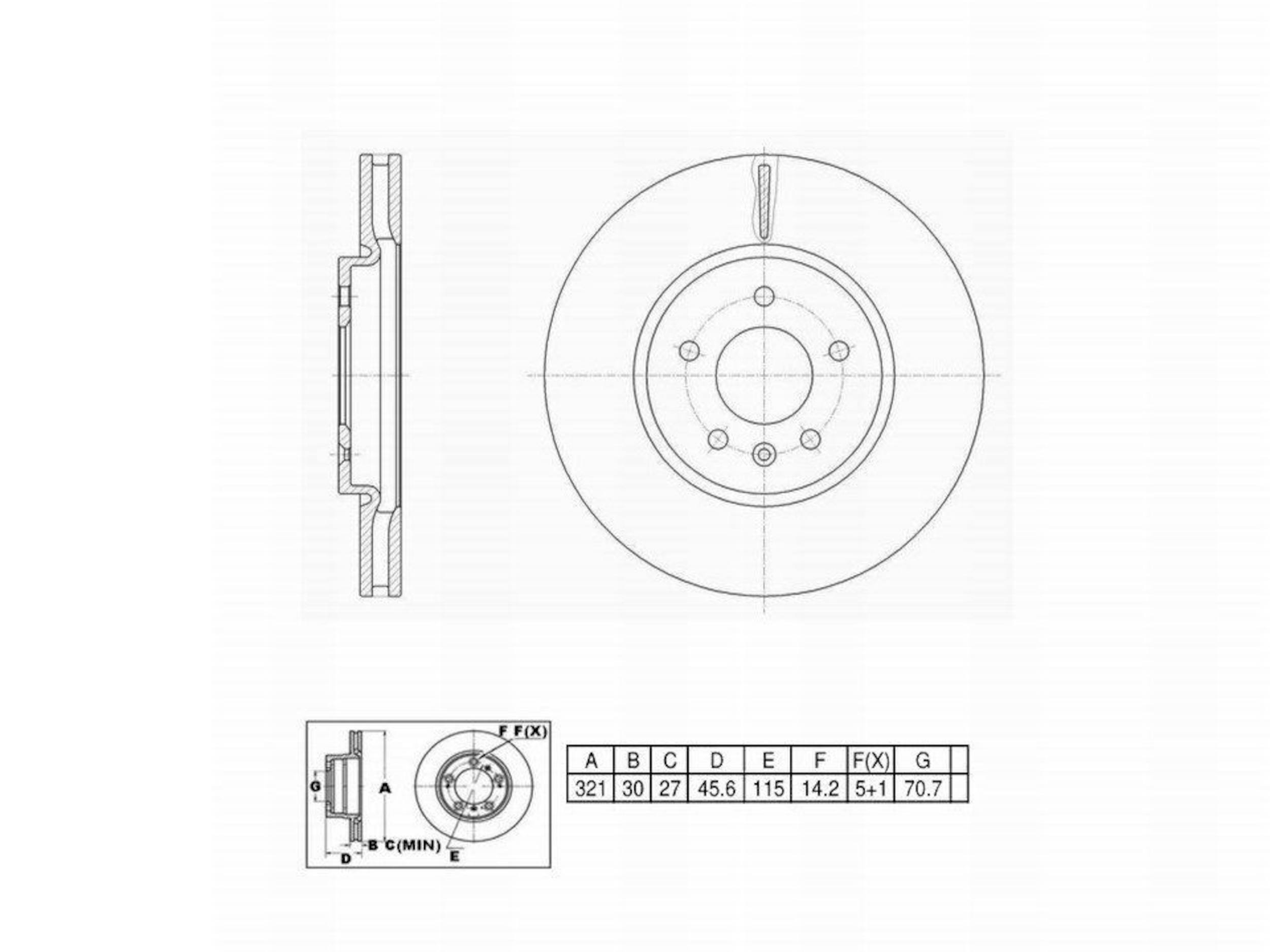 Disc Brake Rotor Perfect Stop PS901716HC