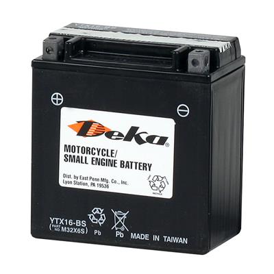 Vehicle Battery Deka YTX16BSFP