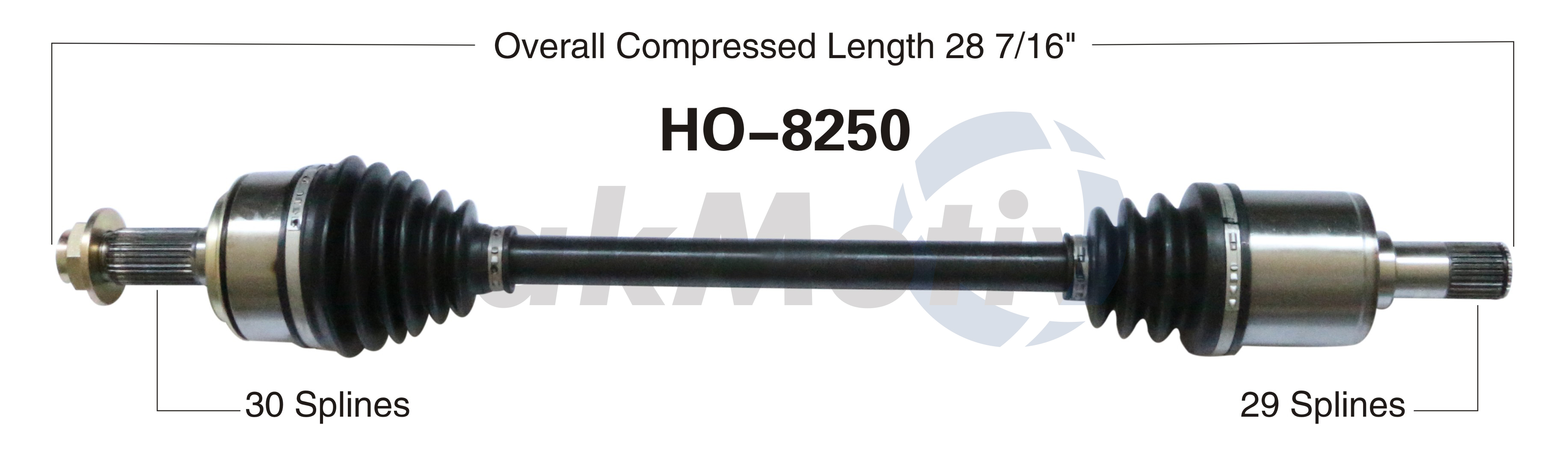 CV Axle Shaft TrakMotive HO-8250