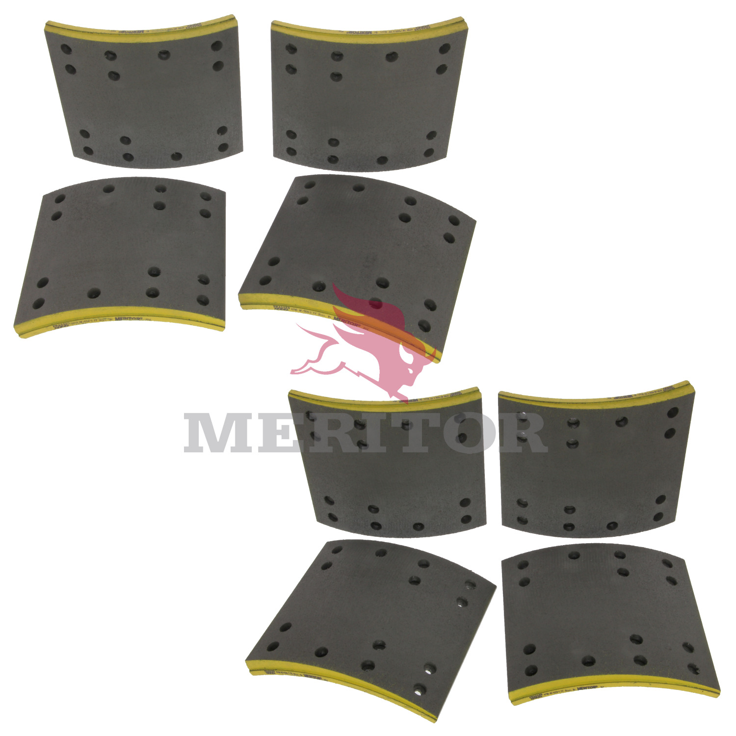 Drum Brake Shoe Lining Meritor F5504708