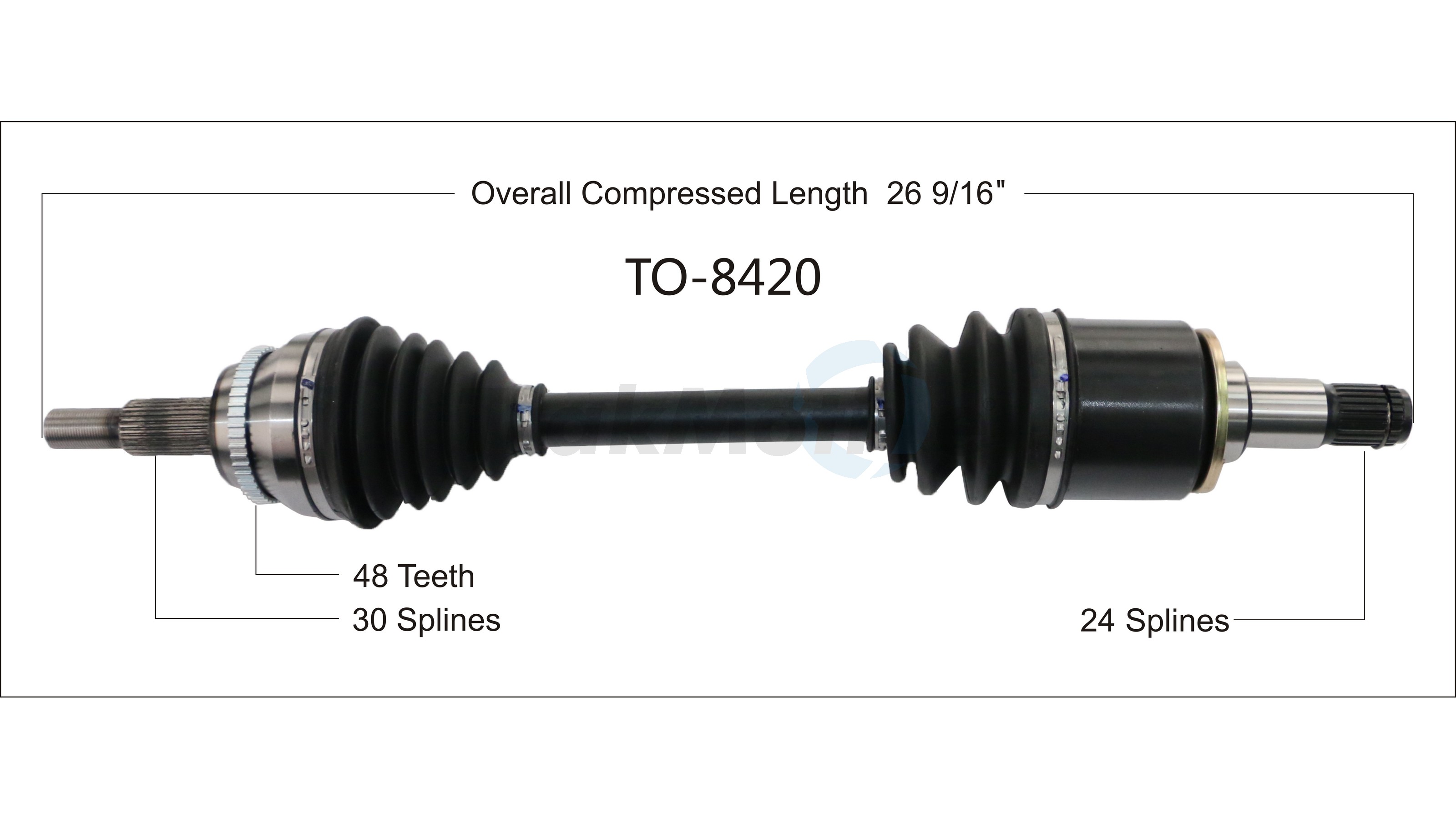 CV Axle Shaft TrakMotive TO-8420