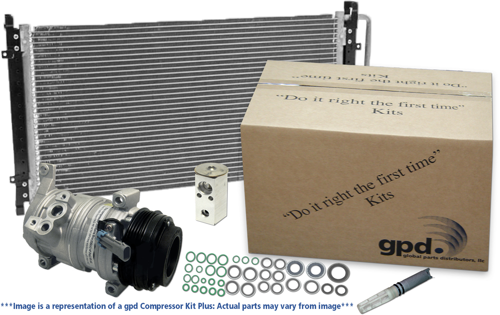 A/C Compressor and Condenser Kit Global Parts Distributors LLC 9641949A
