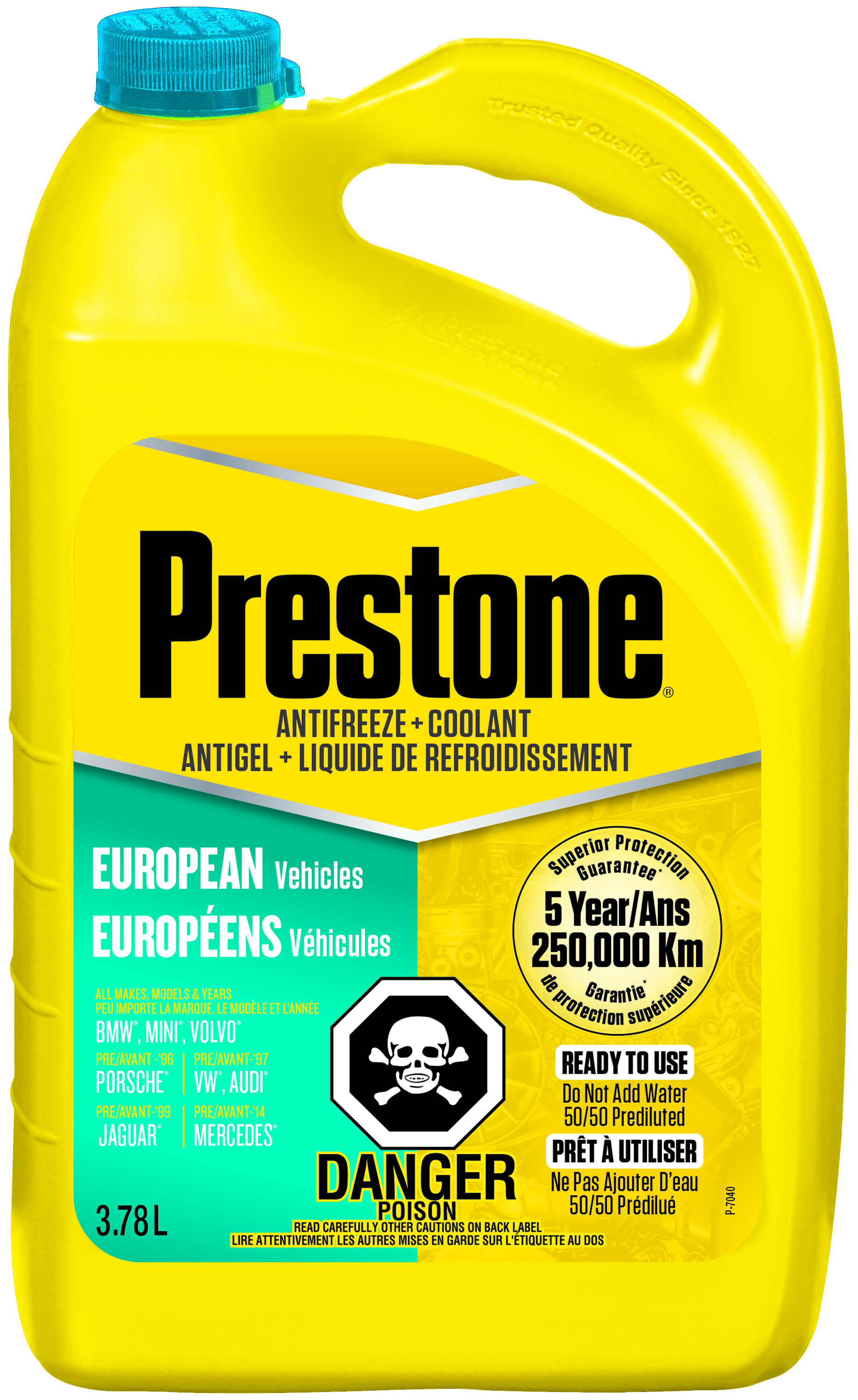 Prestone | 50/50 prediluted antifreeze/coolant formulated for