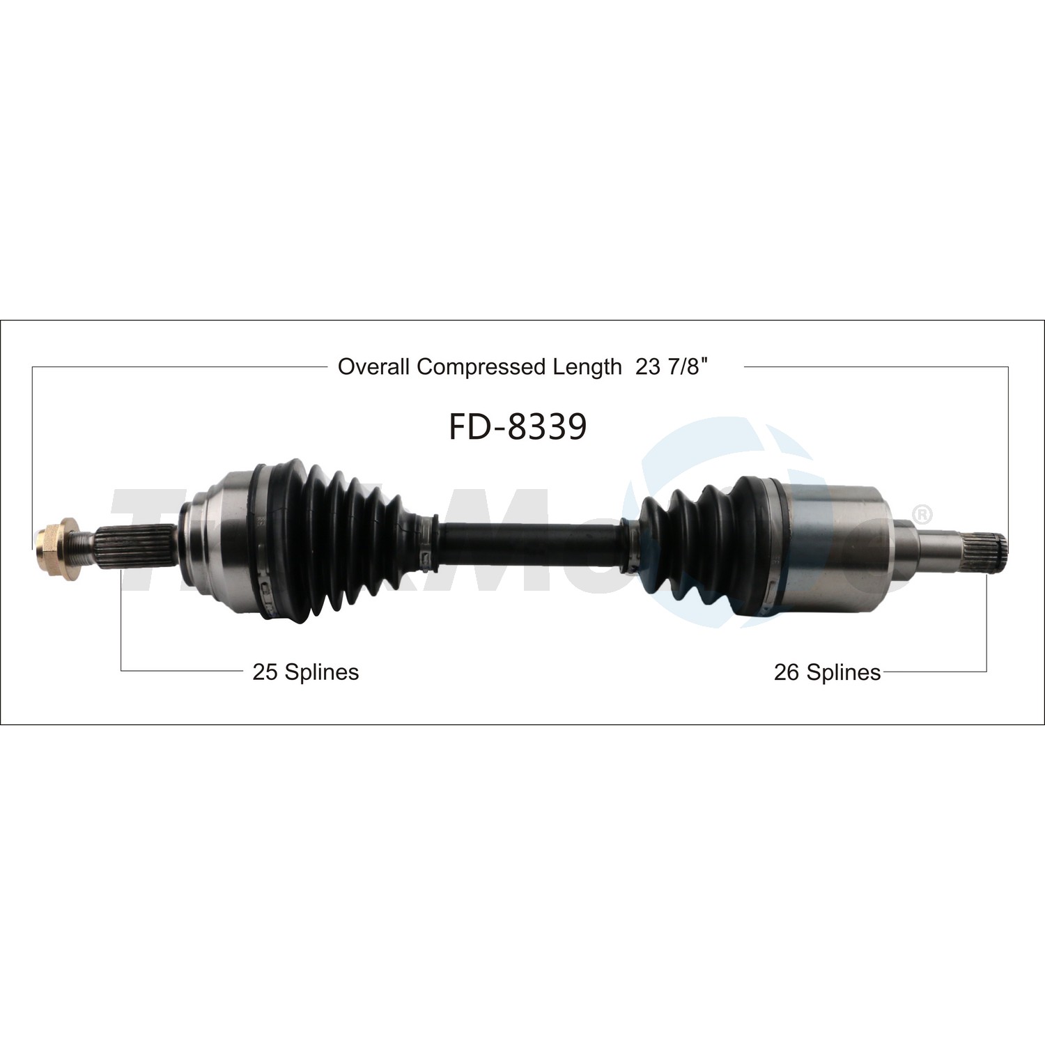 CV Axle Shaft TrakMotive FD-8339