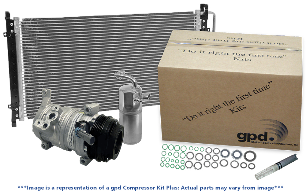 A/C Compressor and Condenser Kit Global Parts Distributors LLC 9644795A