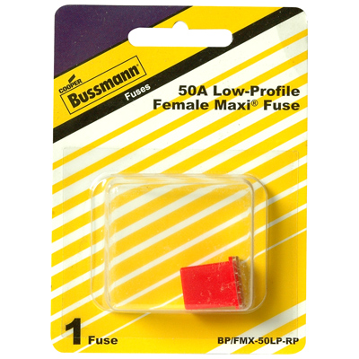 Bussmann Maxi Female Blade Fuse, 50 Amp, Low Profile