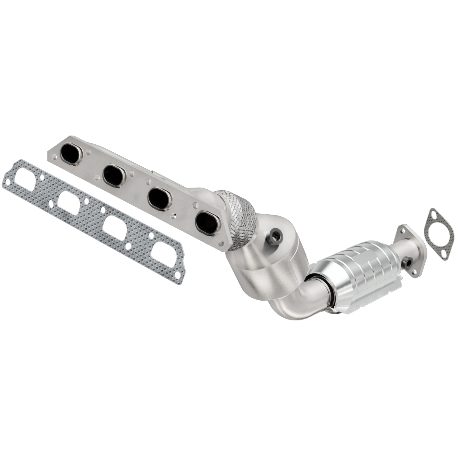 Catalytic Converter with Integrated Exhaust Manifold BRExhaust 096-1295