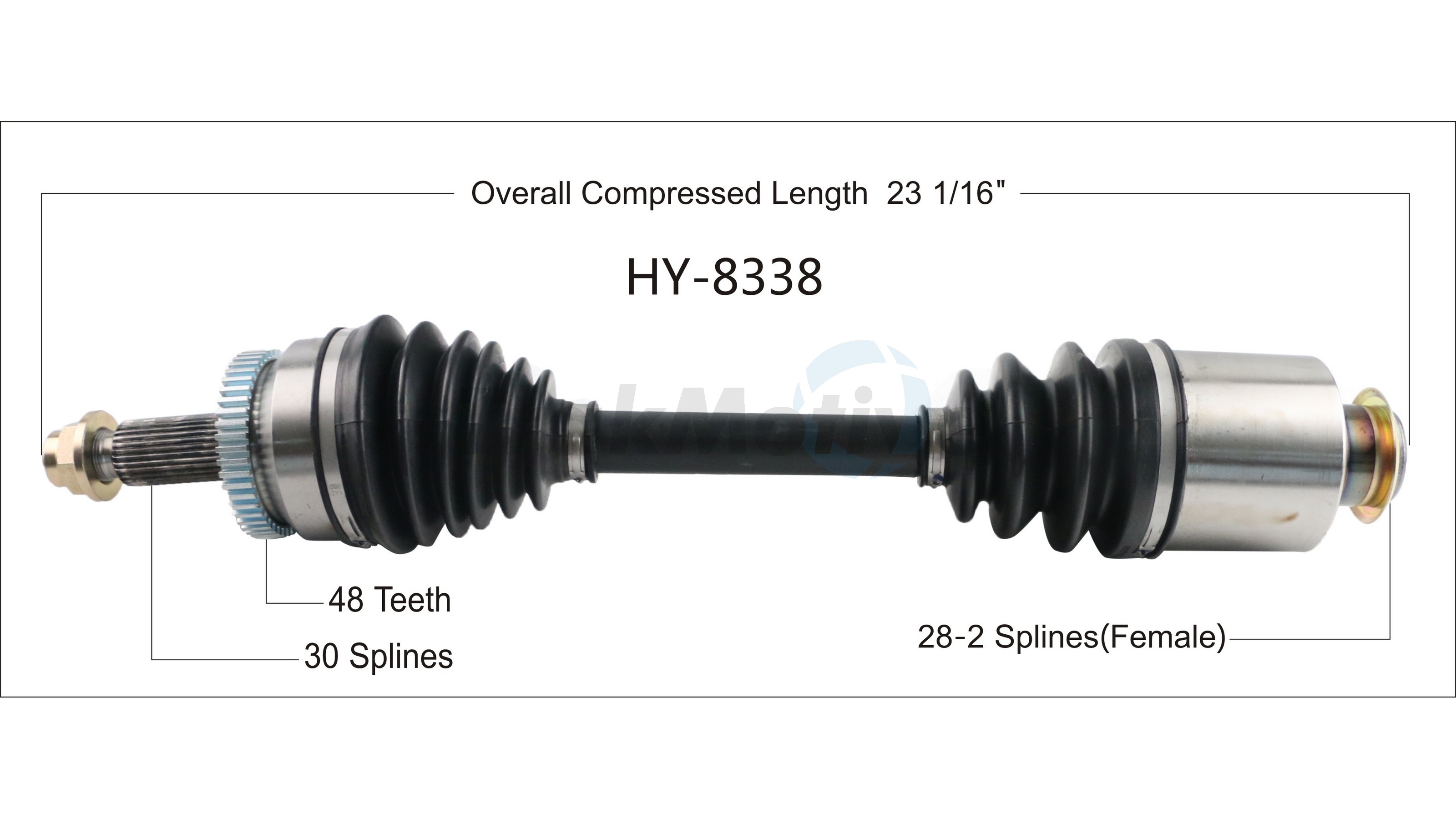 CV Axle Shaft TrakMotive HY-8338