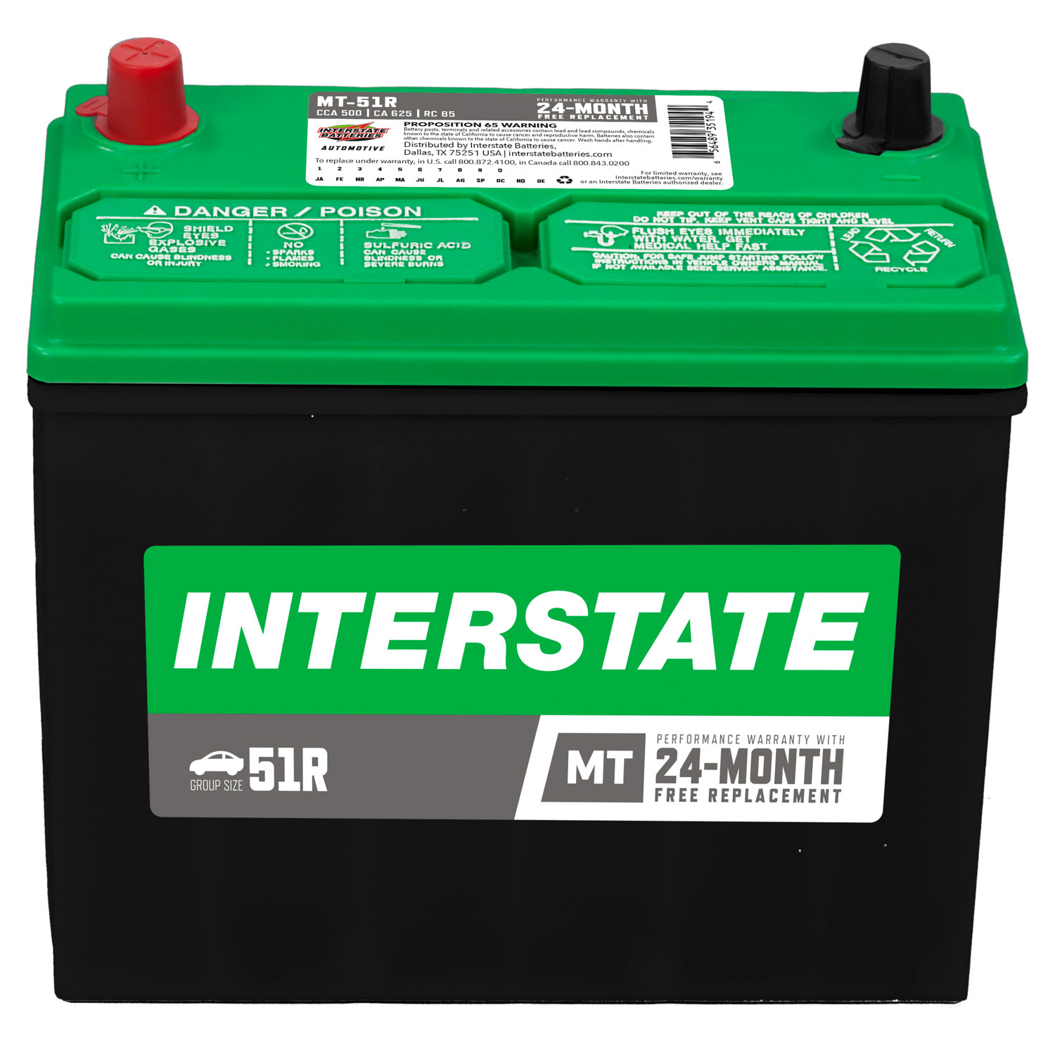Vehicle Battery Interstate MT-51R