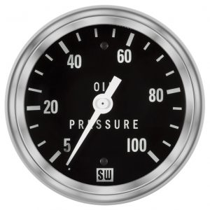 Engine Oil Pressure Gauge Stewart Warner 82406