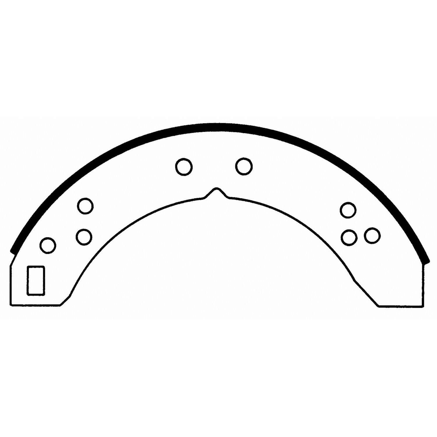 Drum Brake Shoe Wagner Brake Z318