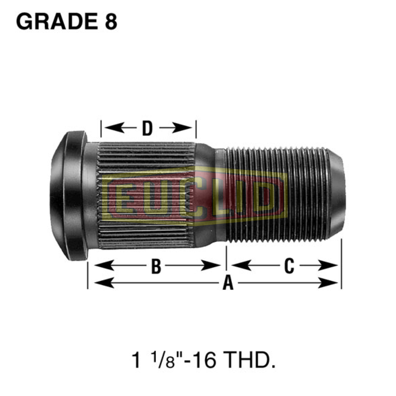 Wheel Stud Euclid E-9001R