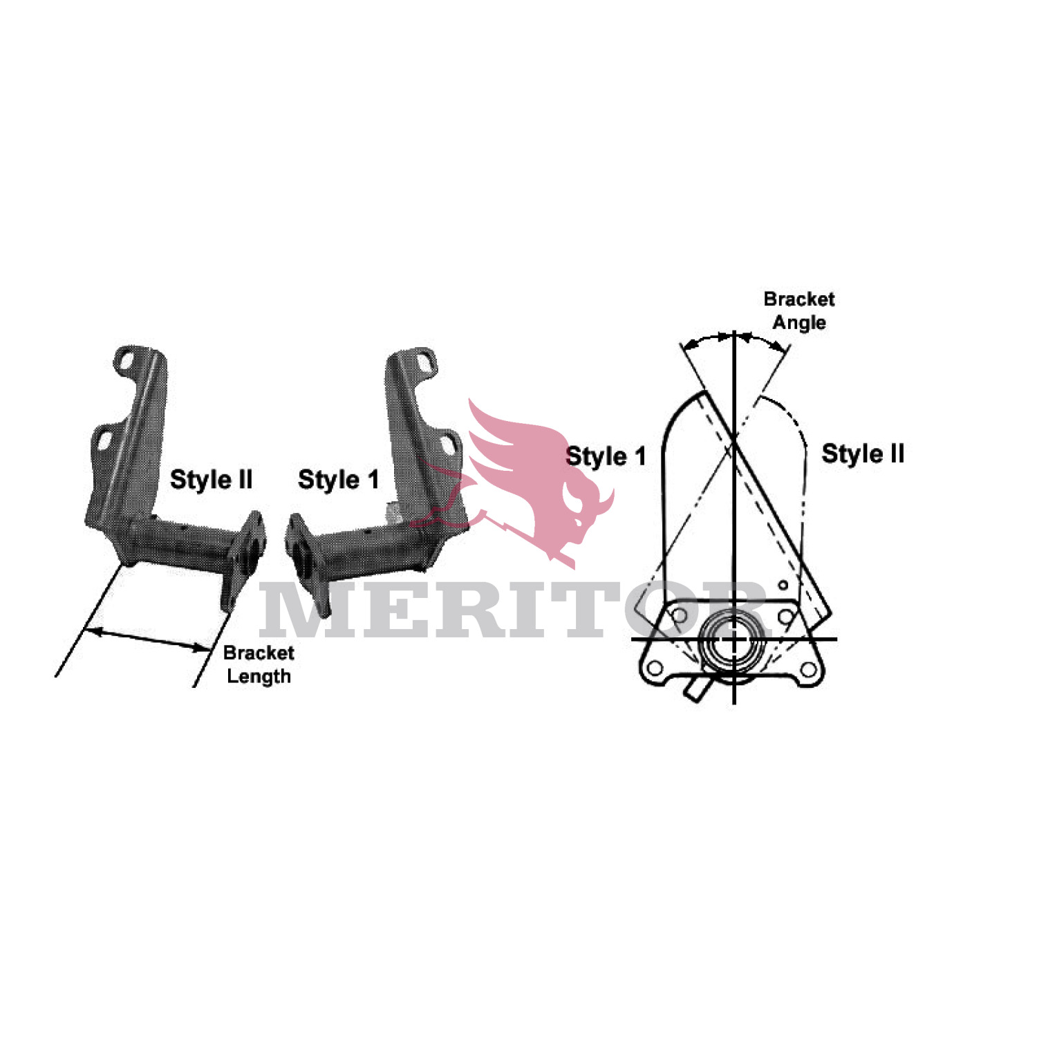 Air Brake Chamber Bracket Meritor B963299U5195