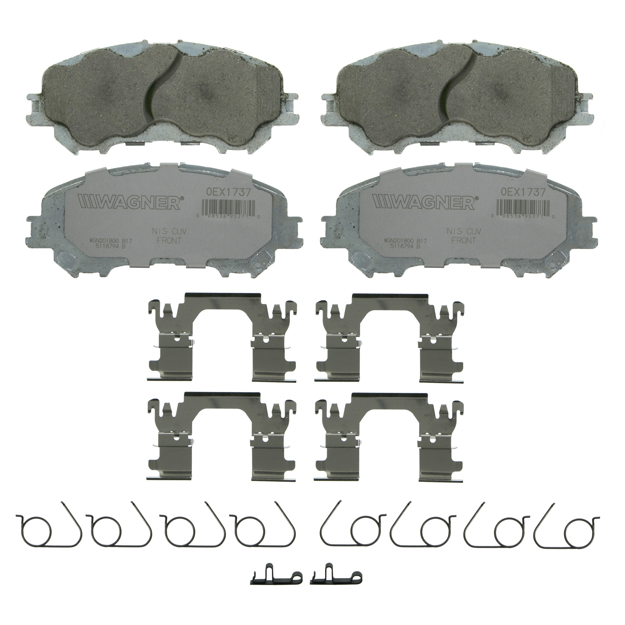 Disc Brake Pad Set Wagner Brake OEX1737
