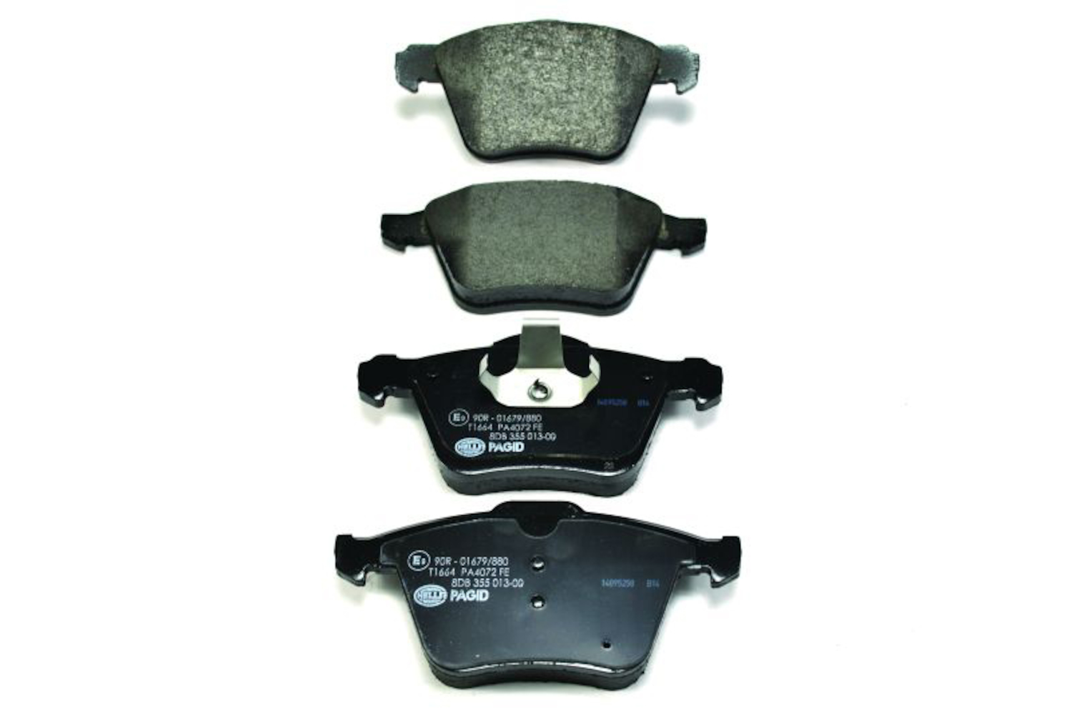 Disc Brake Pad Set HELLA Brakes 355013001