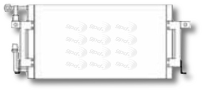 A/C Condenser Global Parts Distributors LLC 3225C
