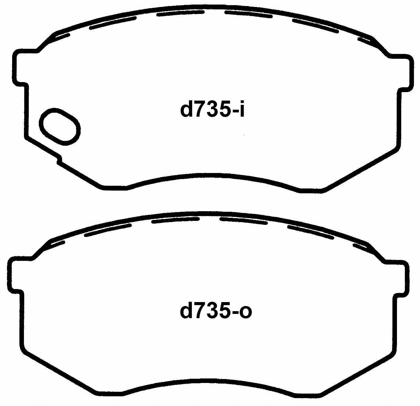 Disc Brake Pad Set Wagner Brake SX735