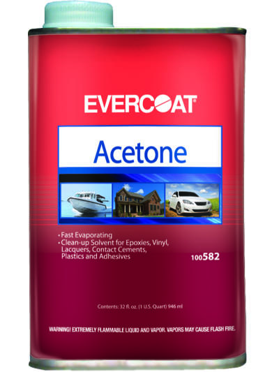 Spray Gun Cleaner Solvent Fibreglass Evercoat 582