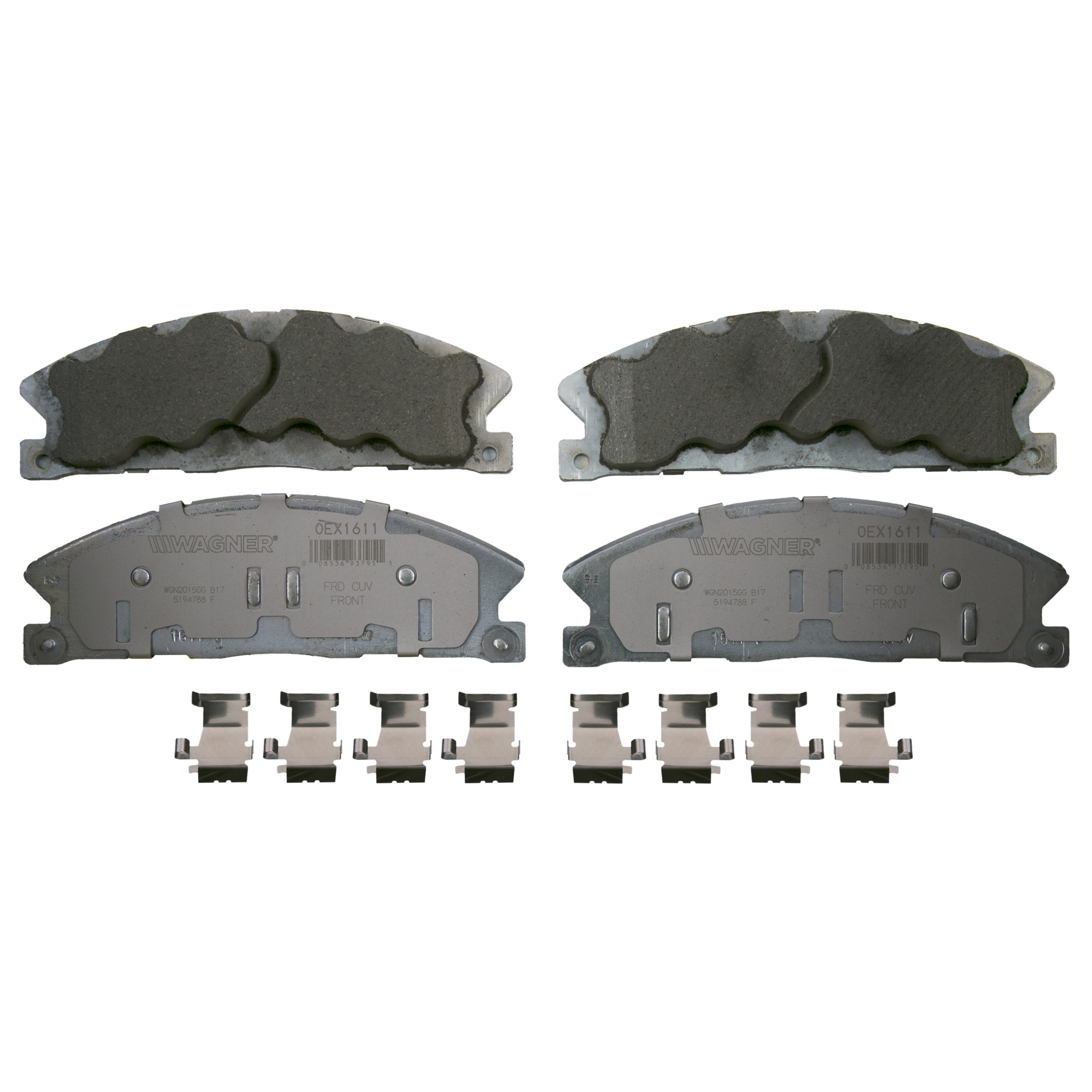 Disc Brake Pad Set Wagner Brake OEX1611B