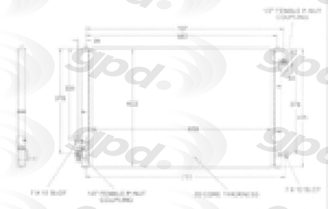 A/C Condenser Global Parts Distributors LLC 3020C