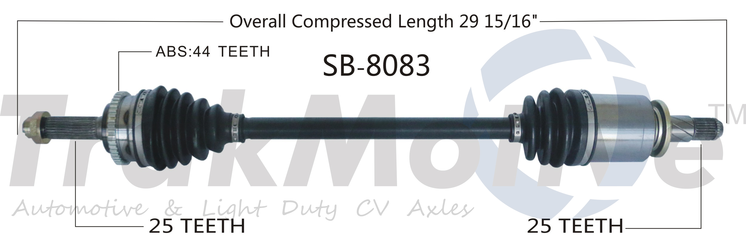CV Axle Shaft TrakMotive SB-8083