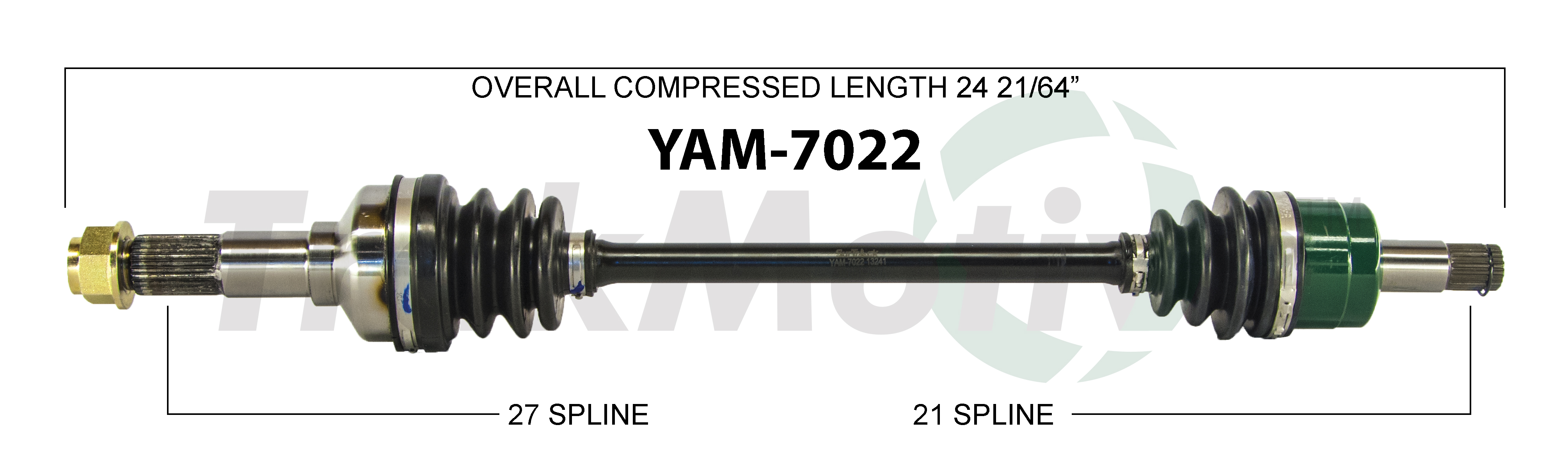 CV Axle Assembly TrakMotive YAM-7022
