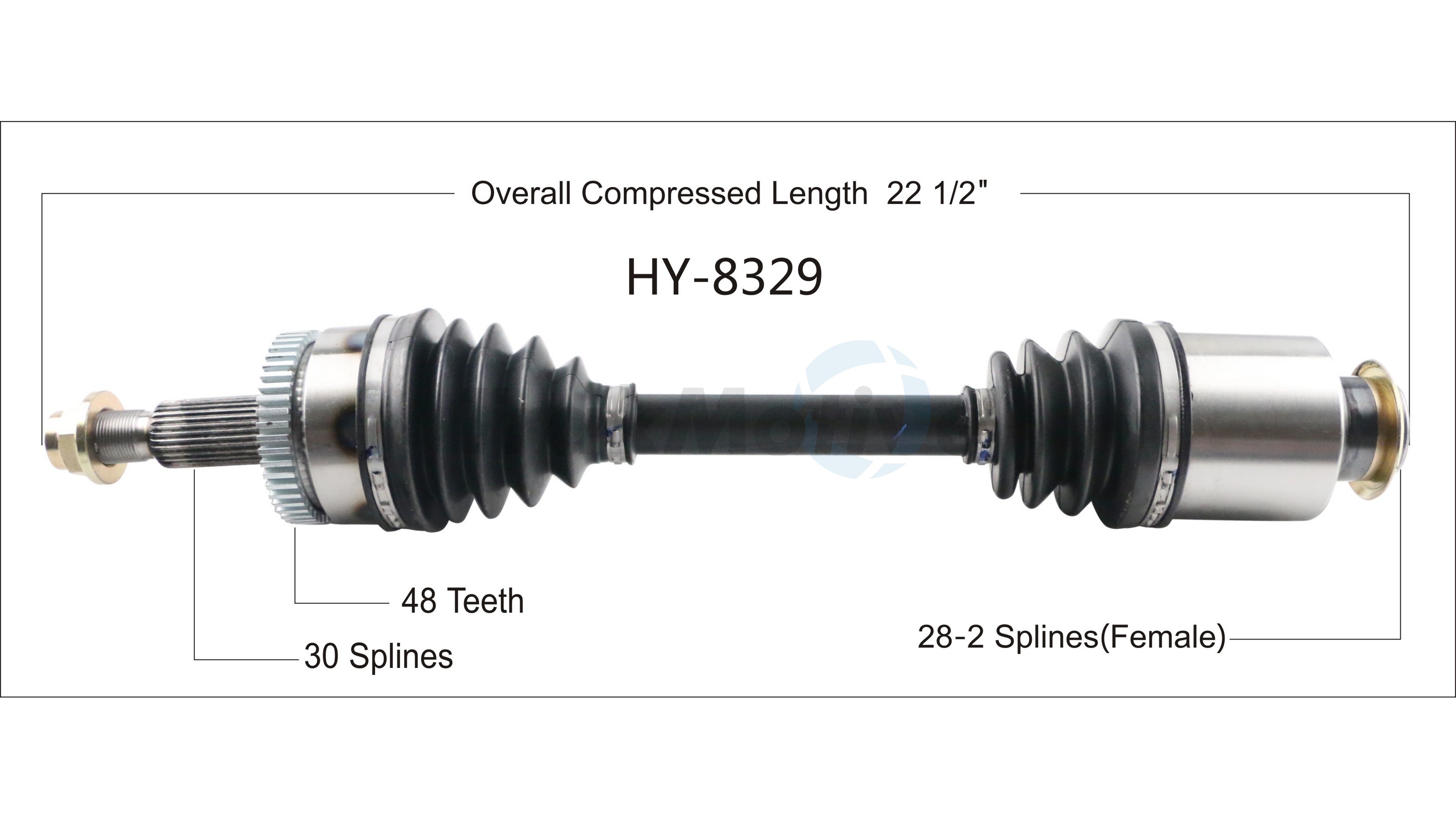 CV Axle Shaft TrakMotive HY-8329