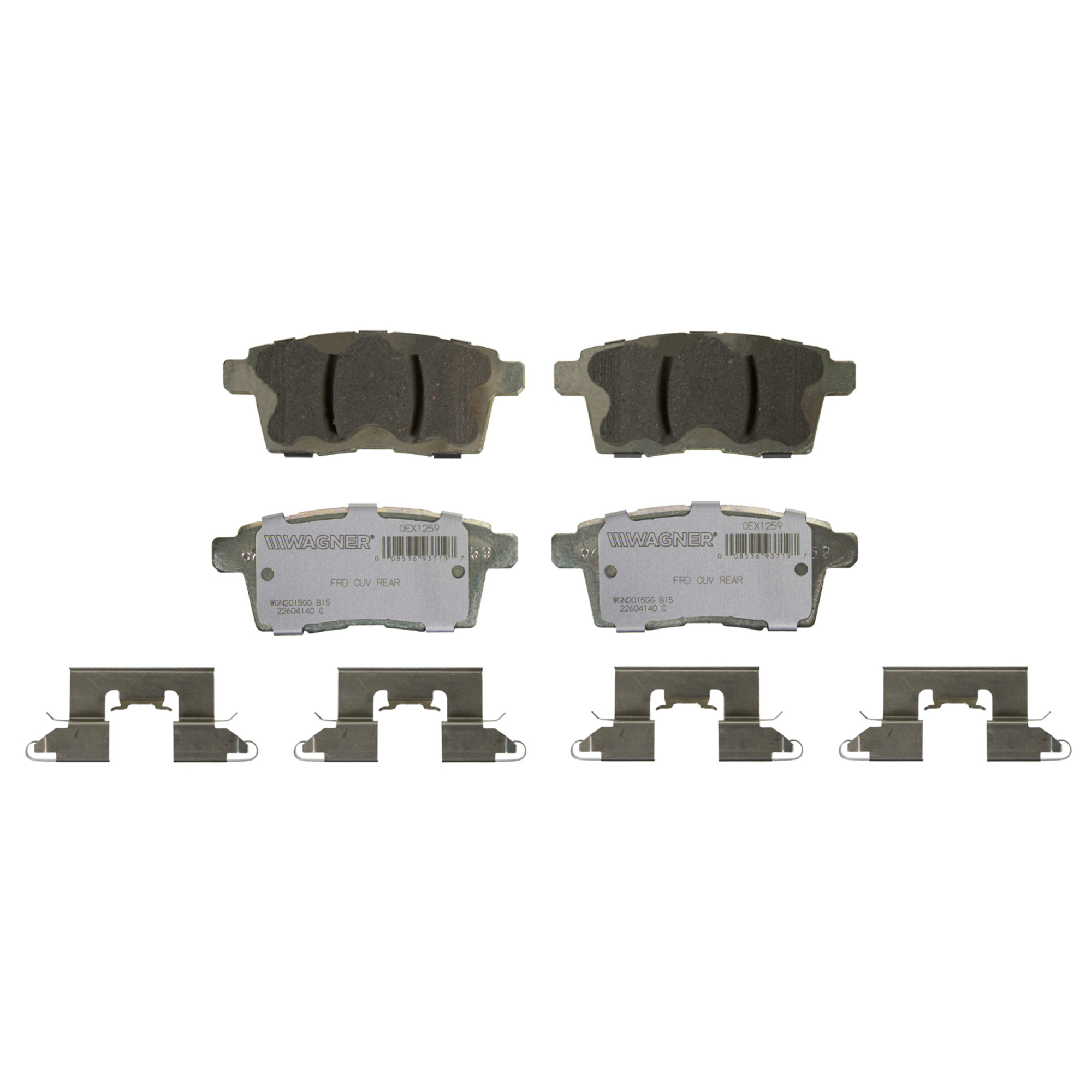 Disc Brake Pad Set Wagner Brake OEX1259