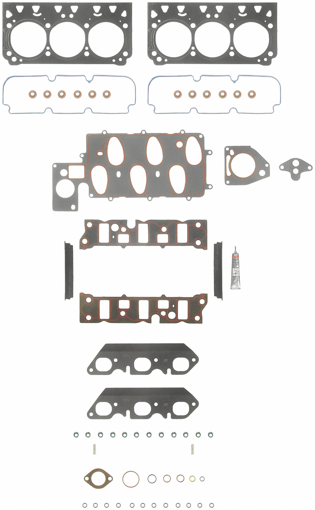 Engine Cylinder Head Gasket Set FEL-PRO HS 9917 PT-2