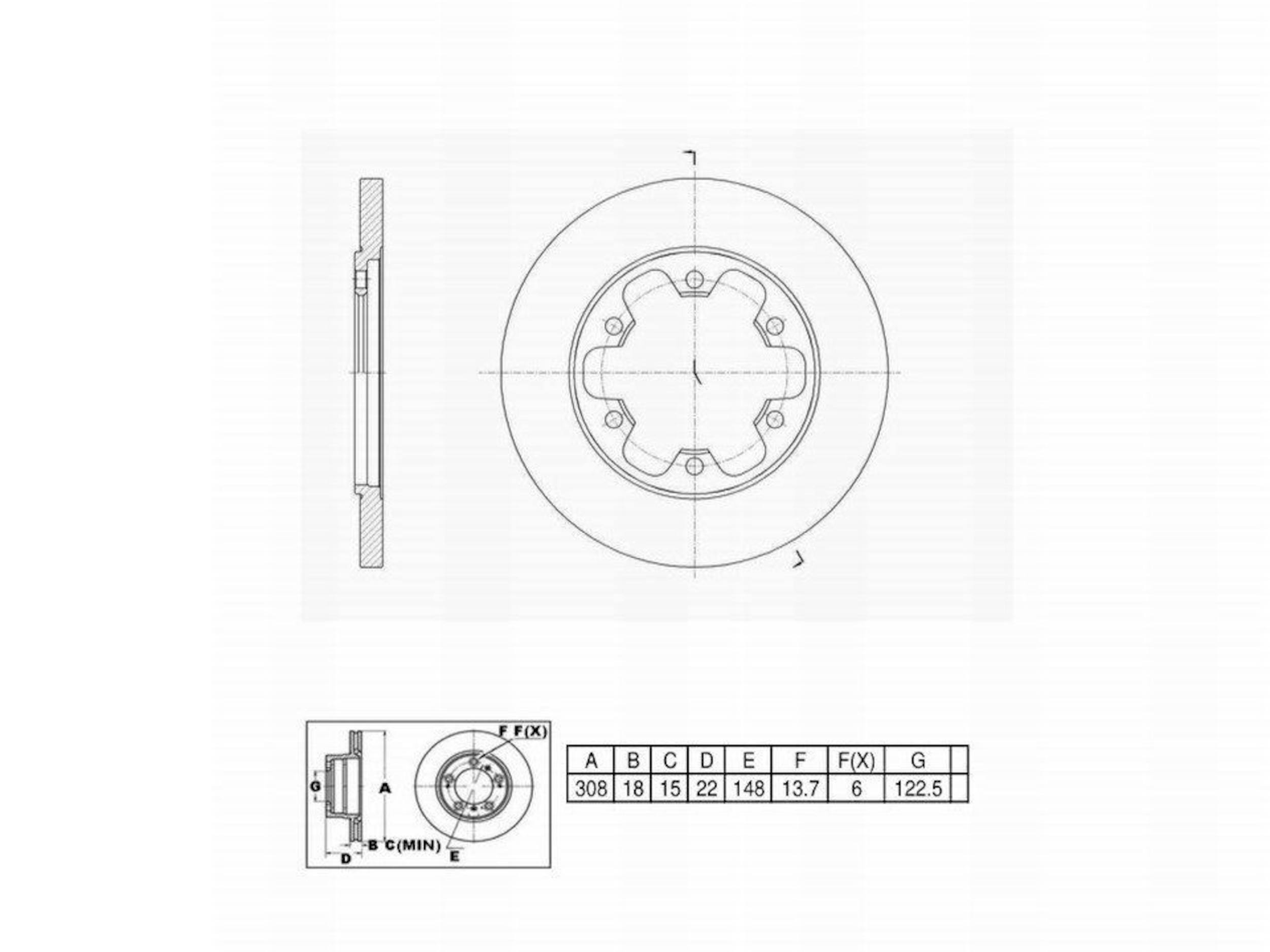 Disc Brake Rotor Perfect Stop PS901388HC