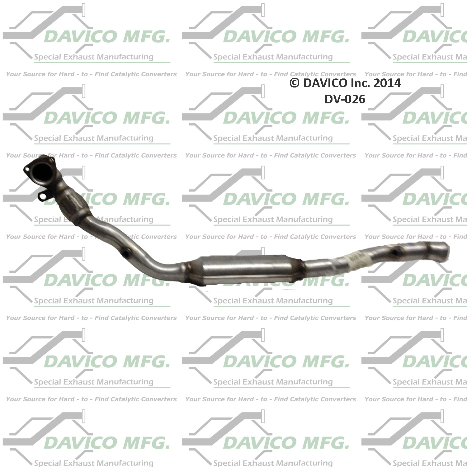 Catalytic Converter Davico Mfg DV-026