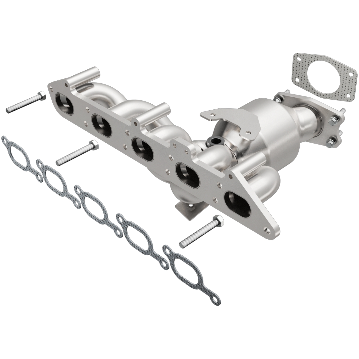 Catalytic Converter with Integrated Exhaust Manifold BRExhaust 096-1985
