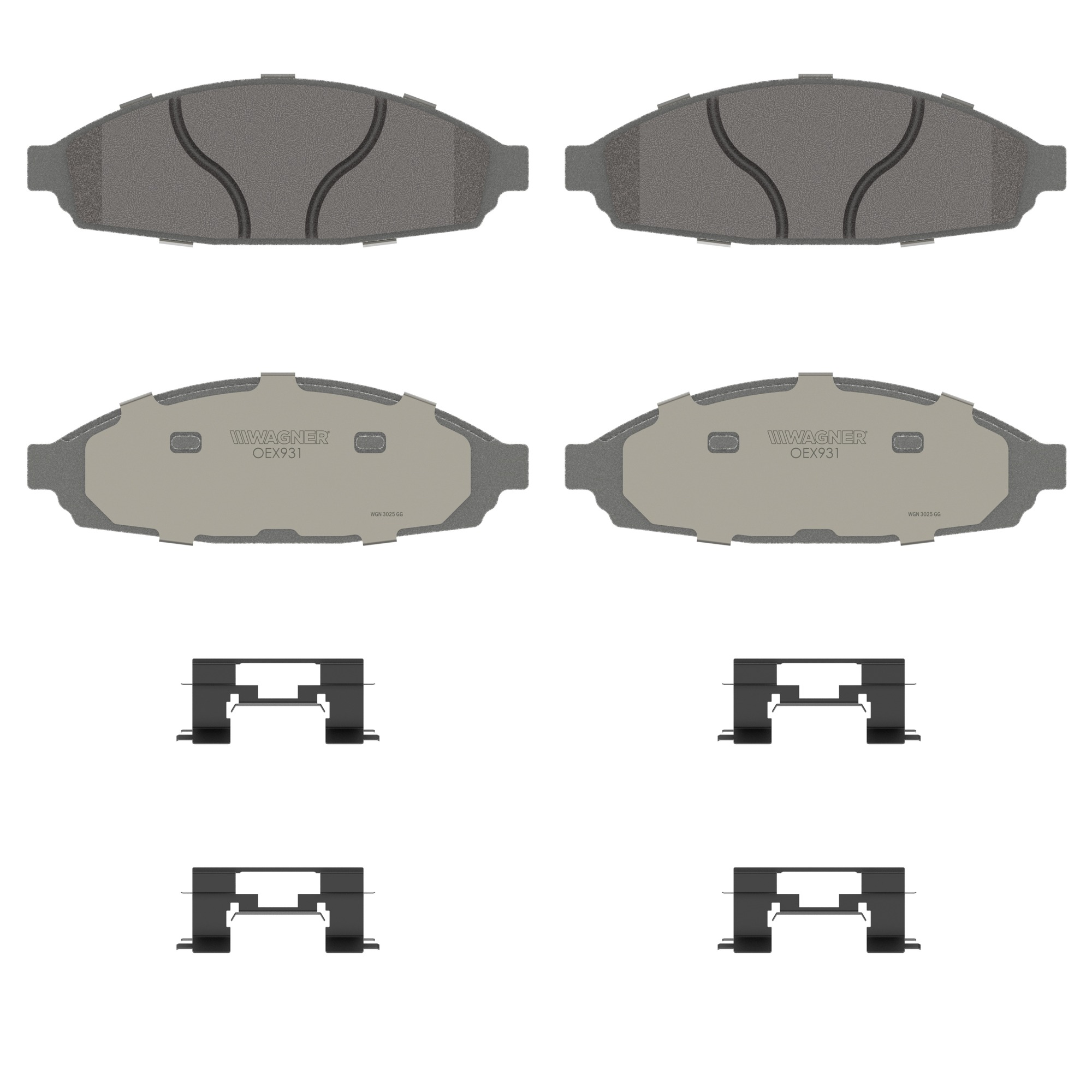 Disc Brake Pad Set Wagner Brake OEX931
