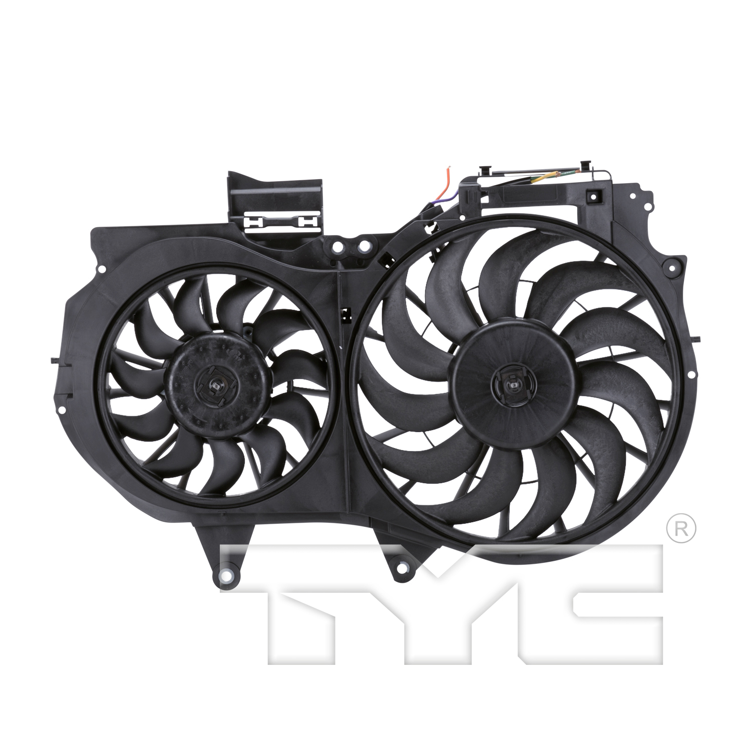 Dual Radiator and Condenser Fan Assembly TYC 622540
