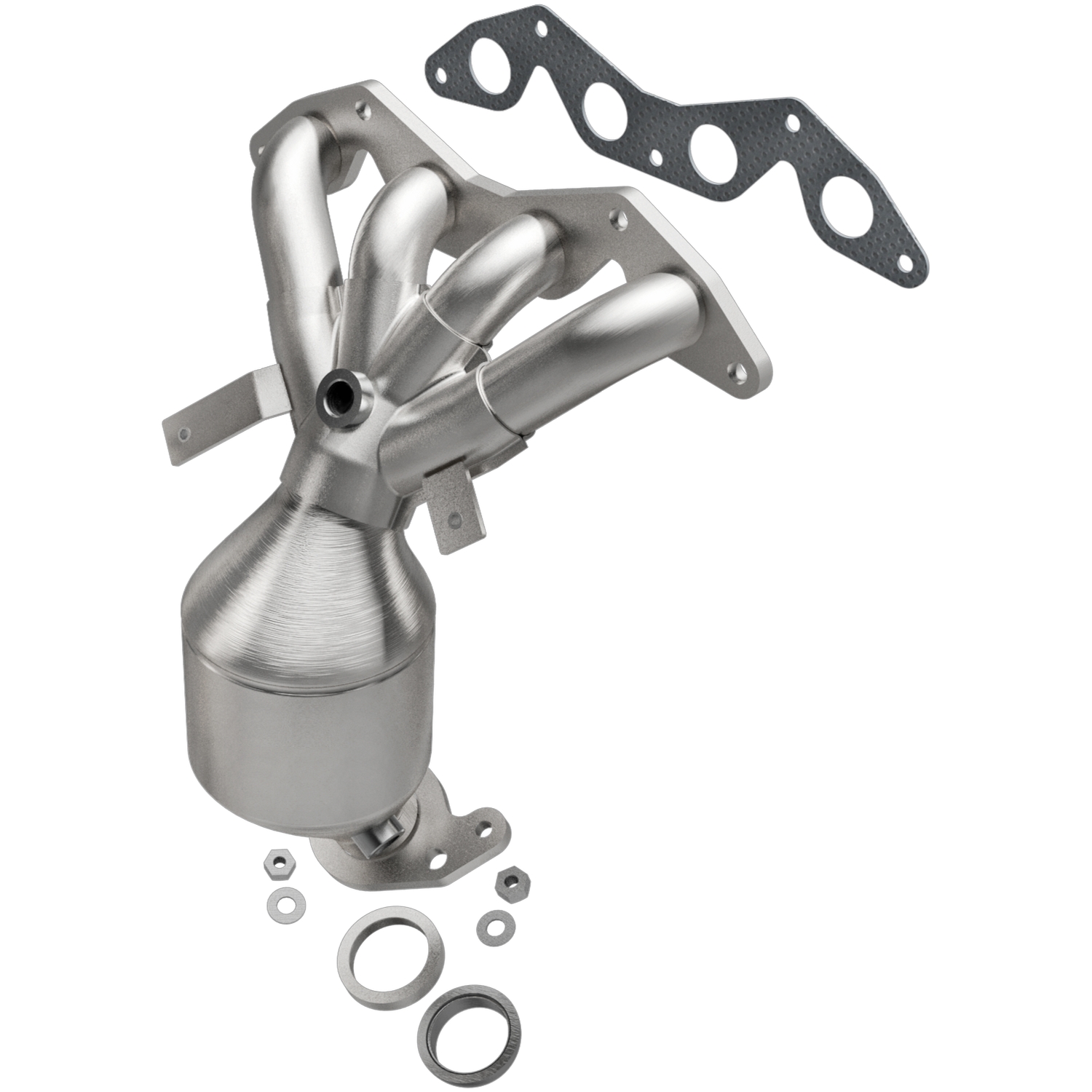 Catalytic Converter with Integrated Exhaust Manifold BRExhaust 099-1100