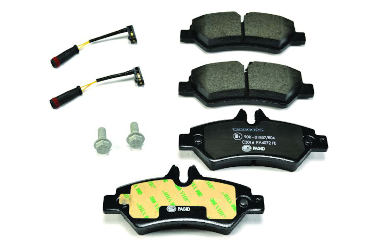Disc Brake Pad Set HELLA Brakes 355005351