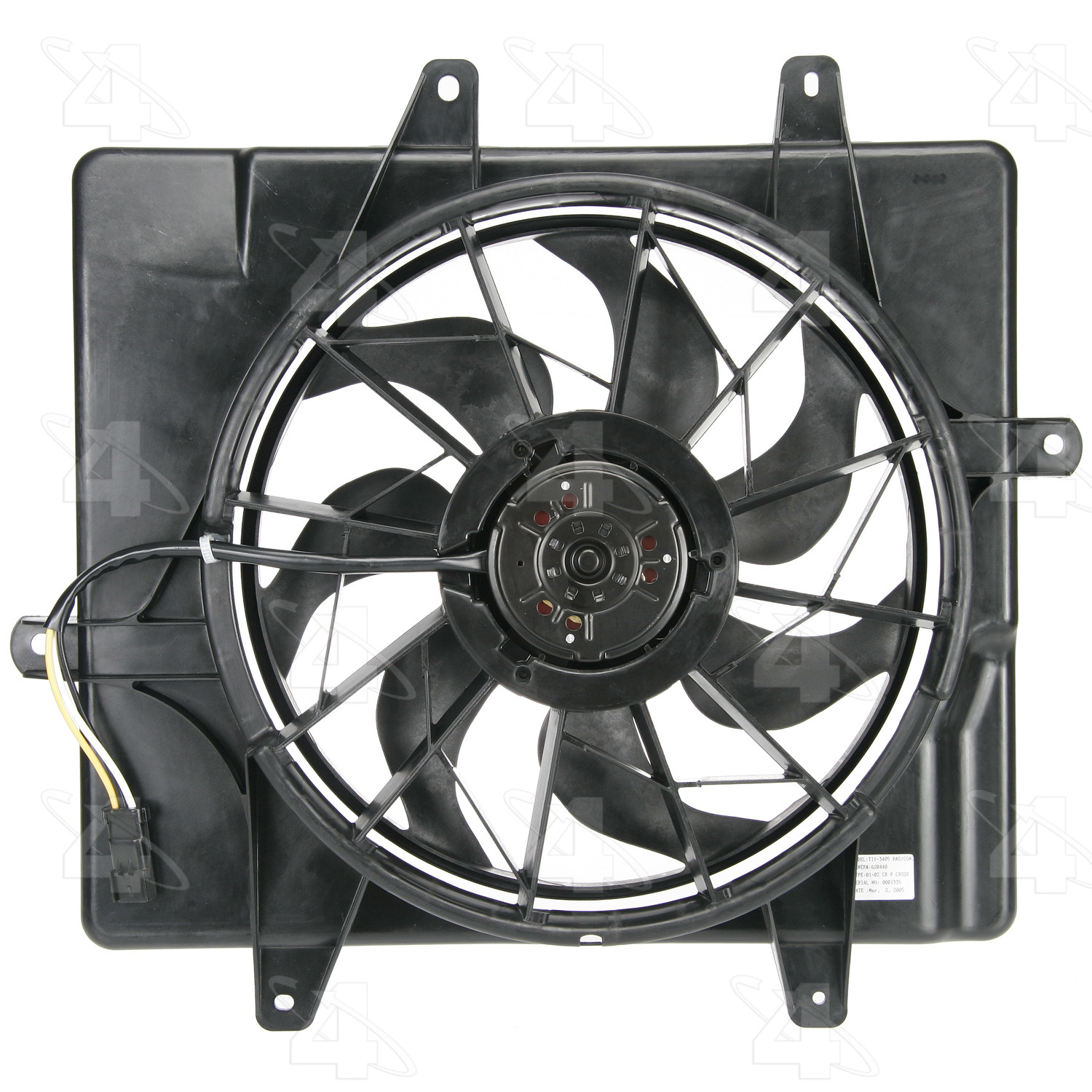 Four Seasons | Radiator fan motor assembly 75308 | abcauto 