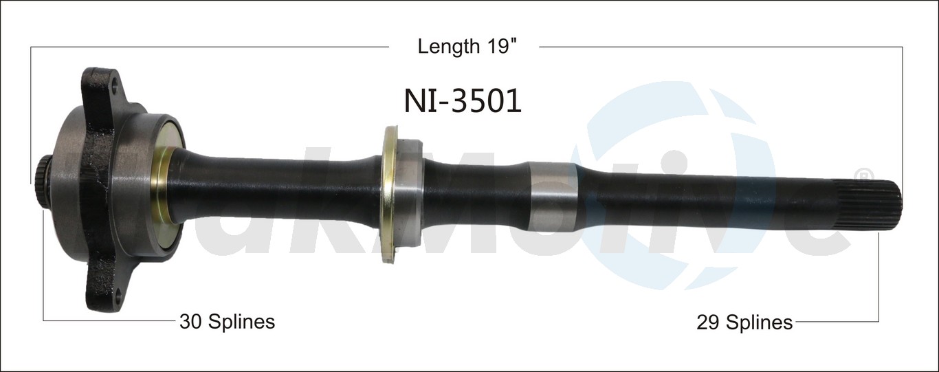 CV Intermediate Shaft TrakMotive NI-3501