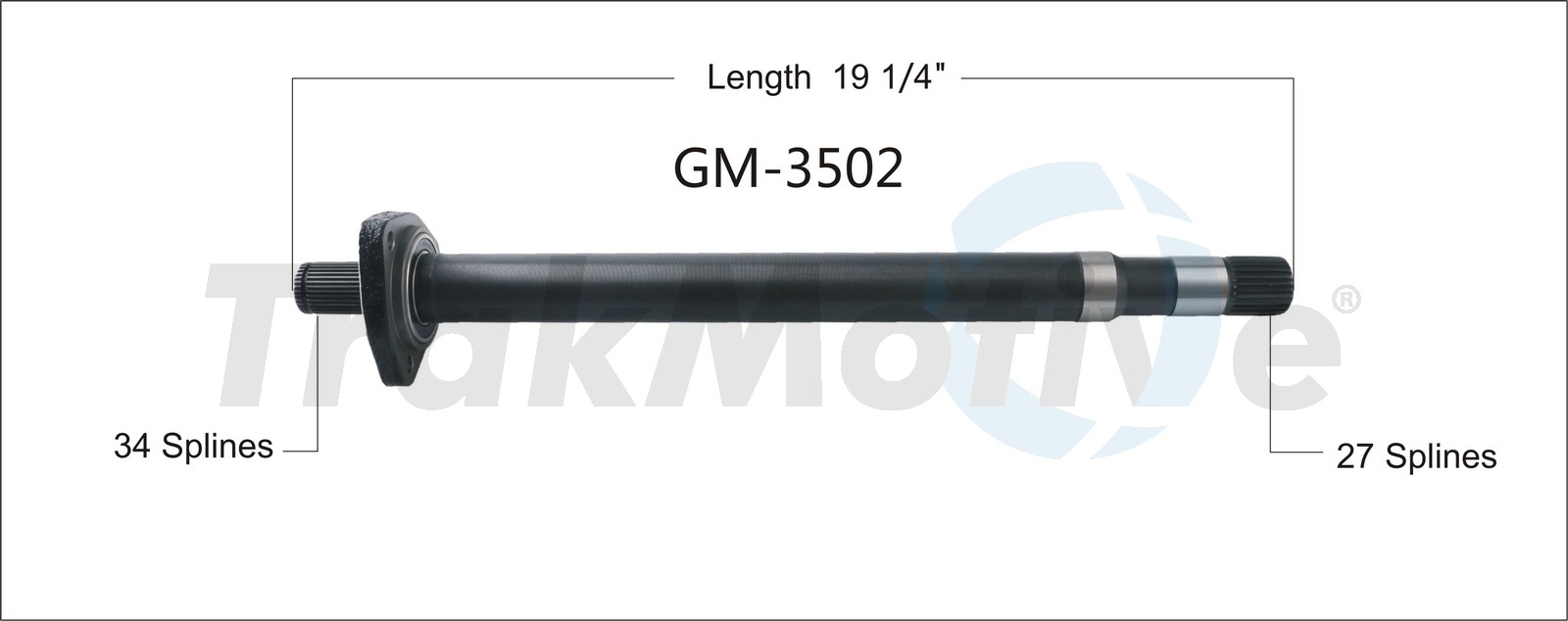 CV Intermediate Shaft TrakMotive GM-3502