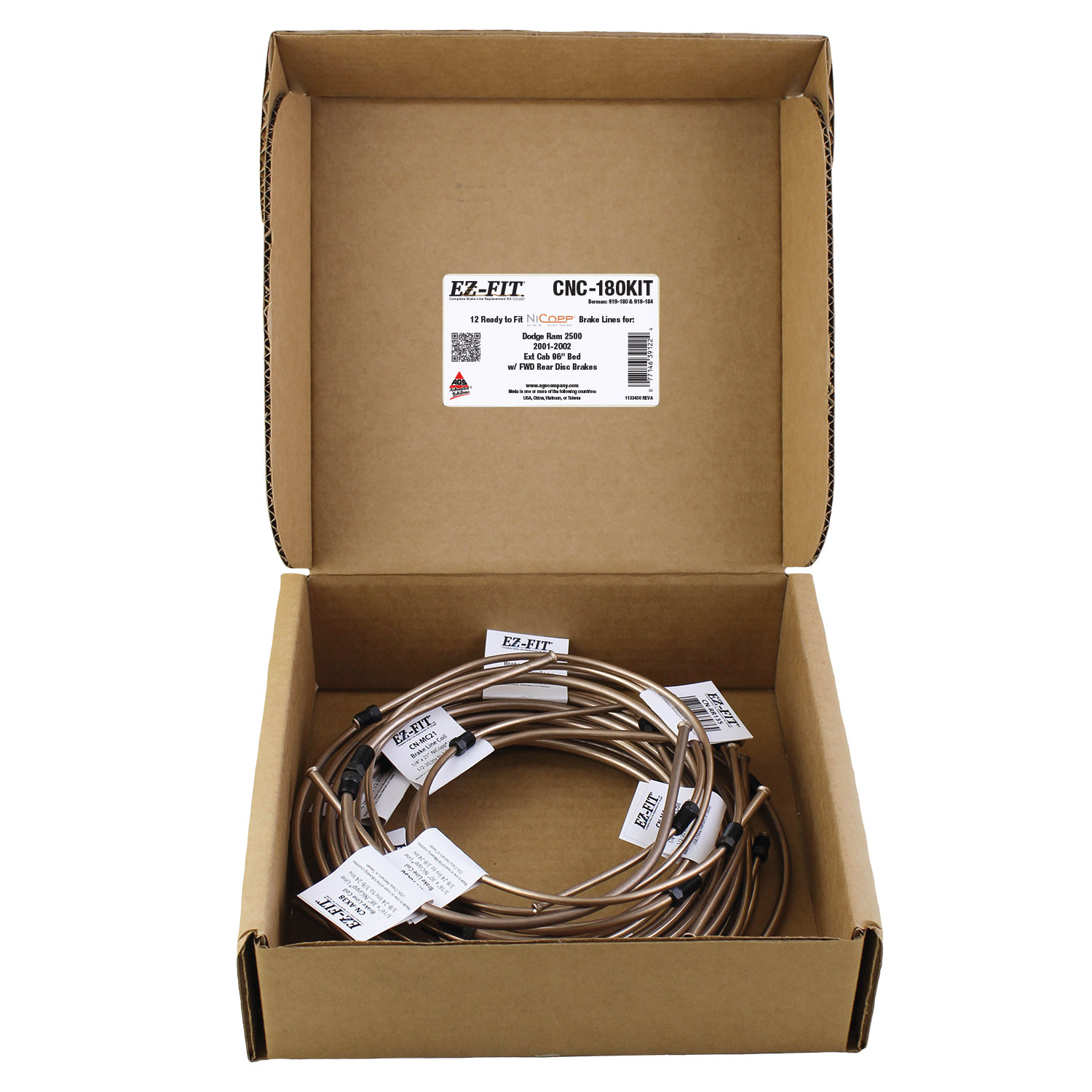 Brake Hydraulic Line Kit AGS CNC-180KIT